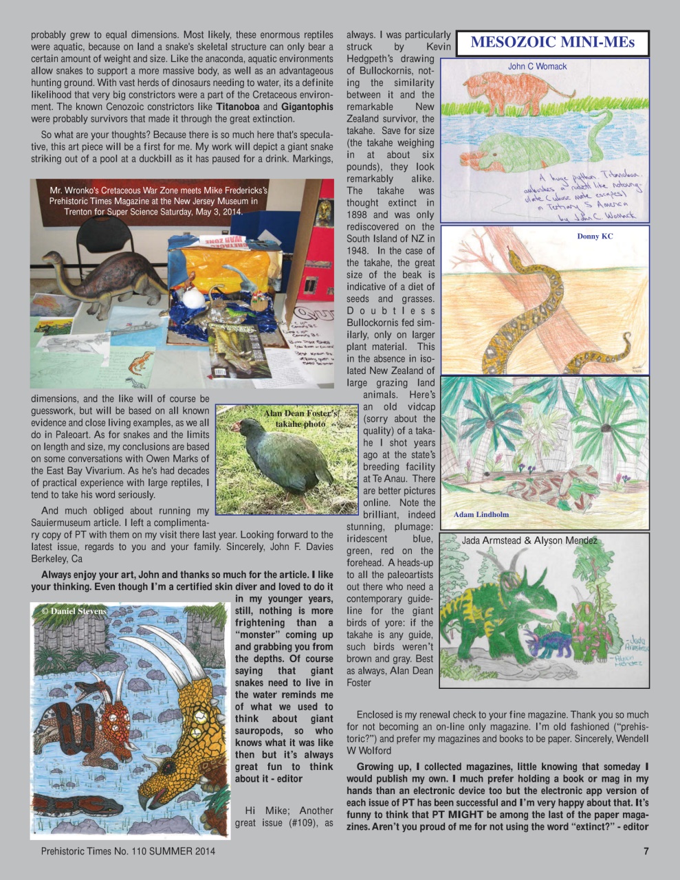 Prehistoric Times Preview Pages