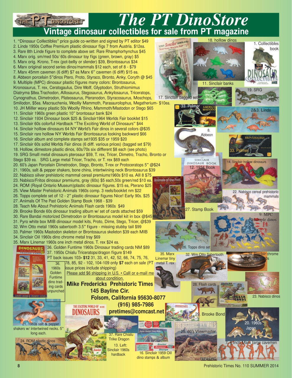 Prehistoric Times Preview Pages