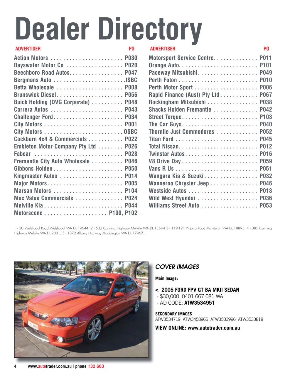 AutoTrader Preview Pages