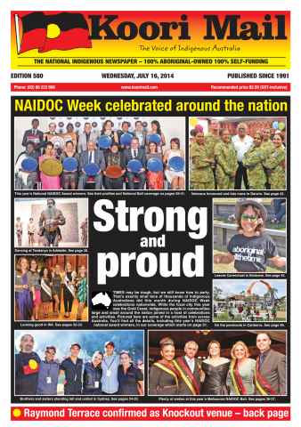 Koori Mail issue Issue 580