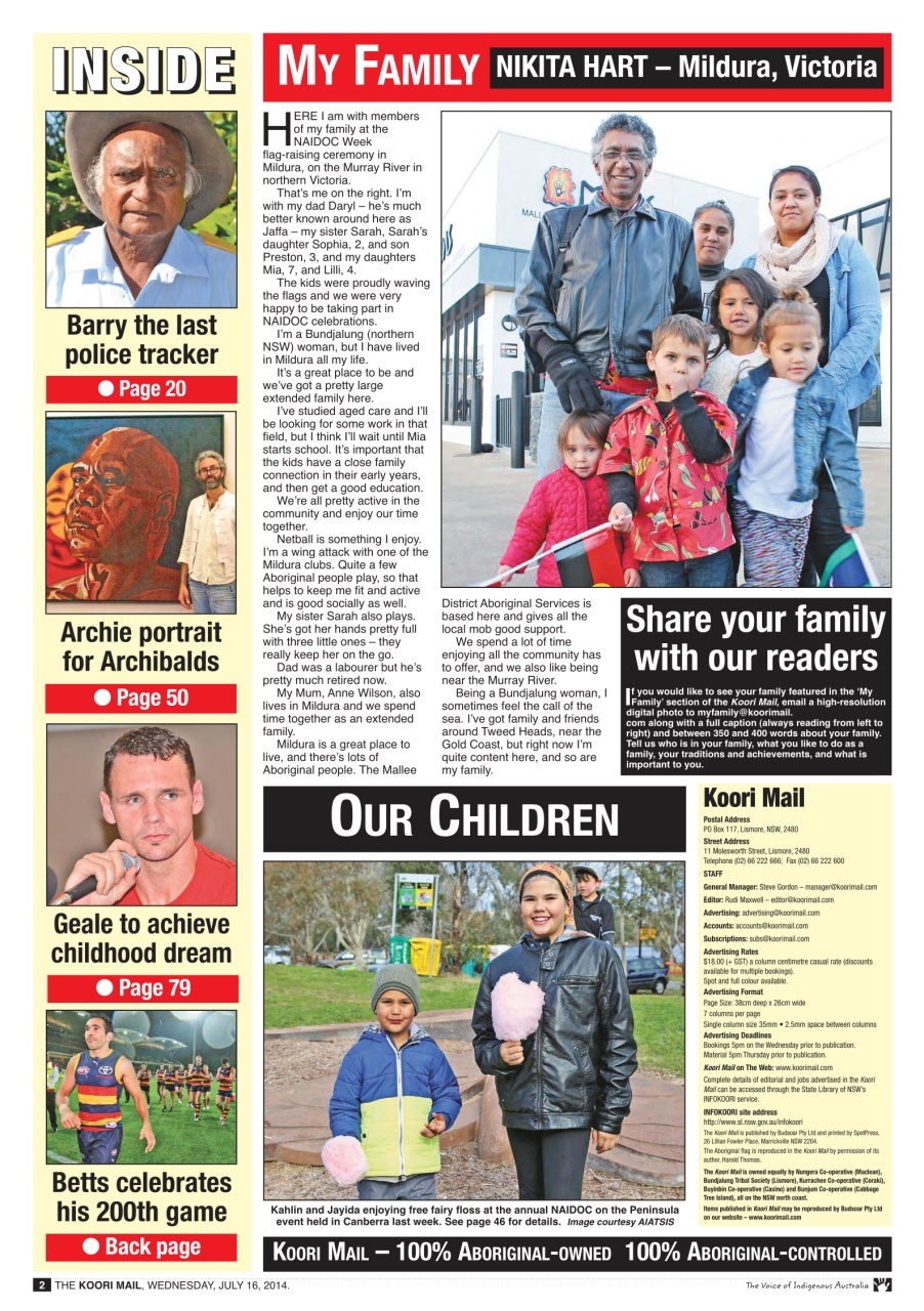 Koori Mail Preview Pages