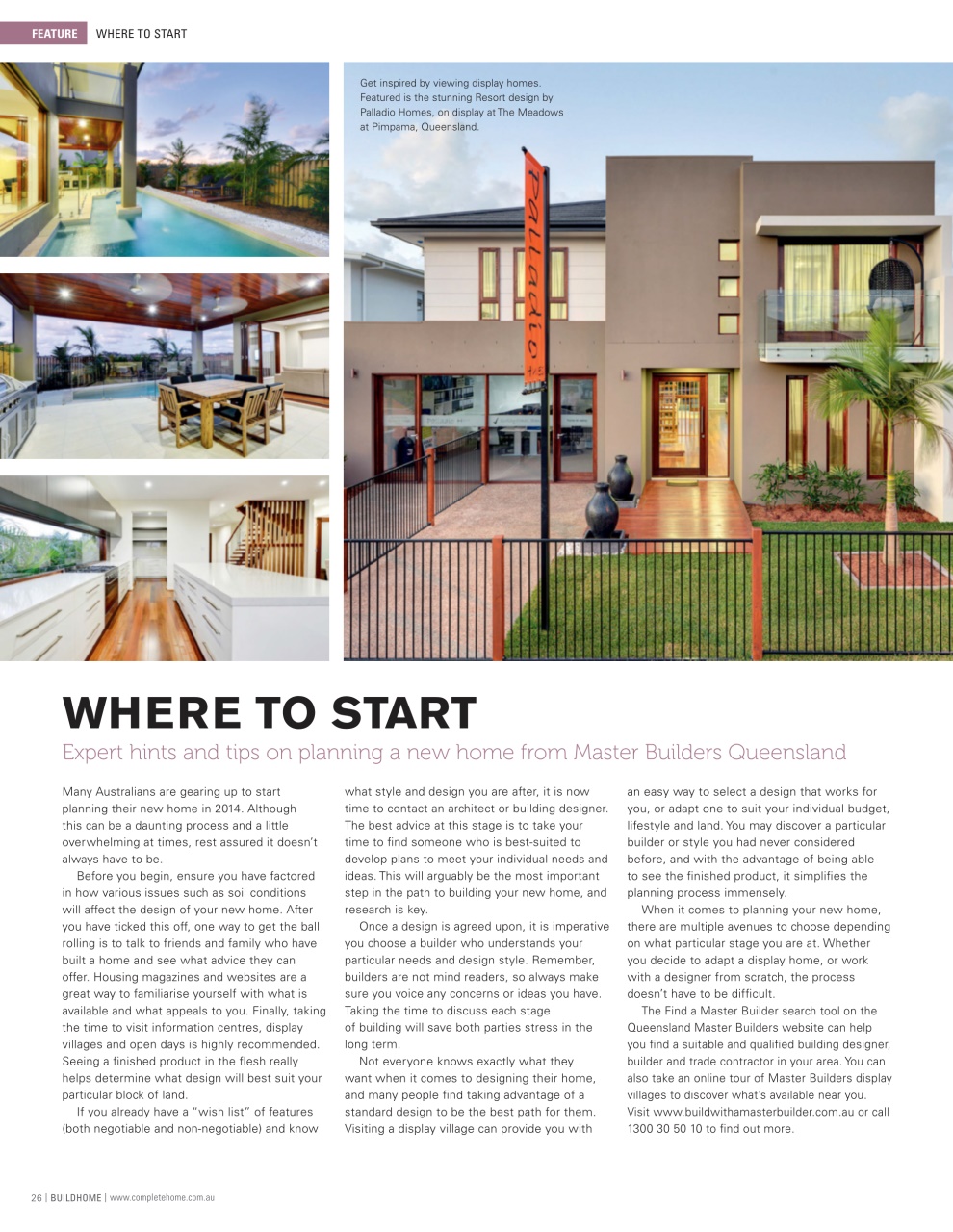 Build Home Preview Pages