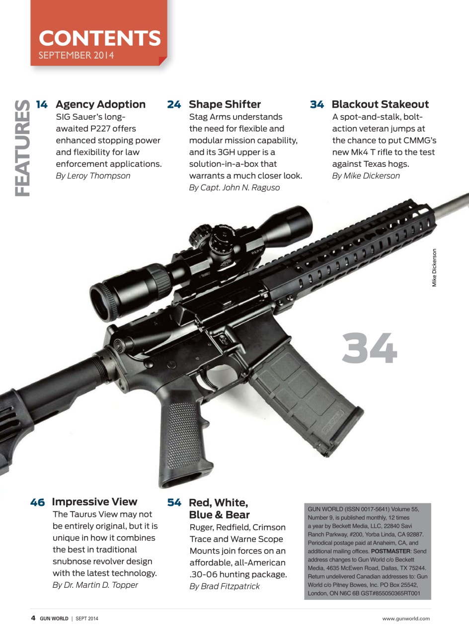 Gun World Preview Pages