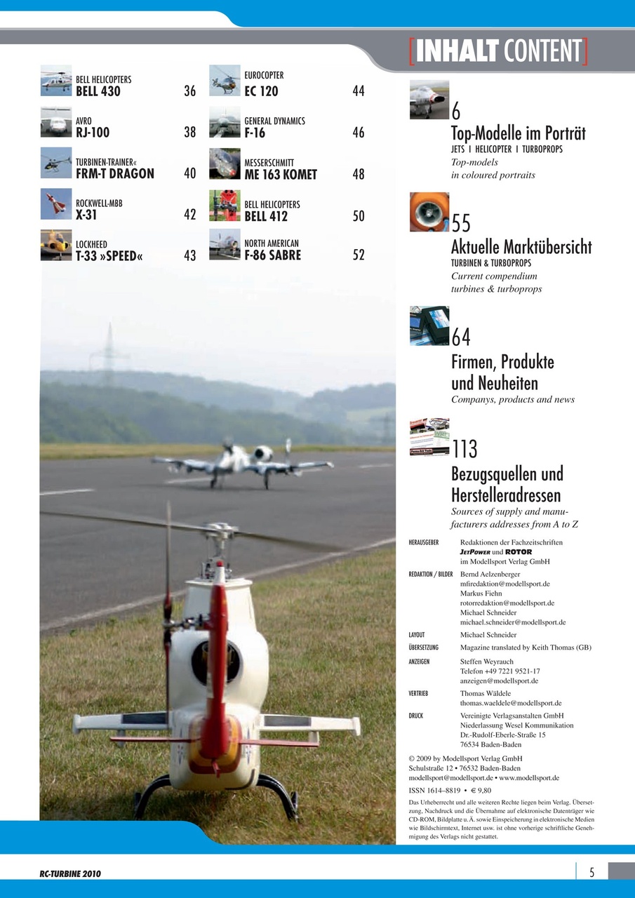 RC Turbine - Jets & Helicopter Preview Pages