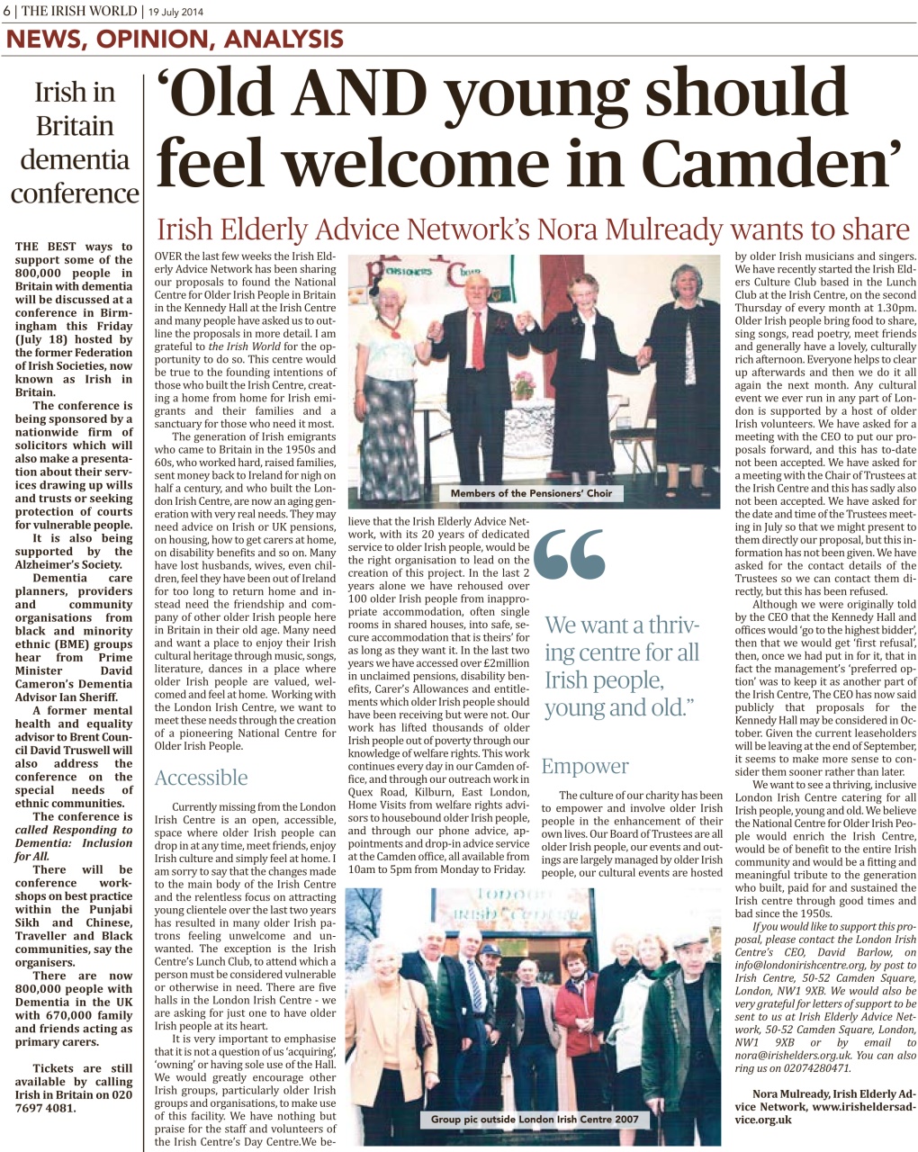 Irish World Preview Pages