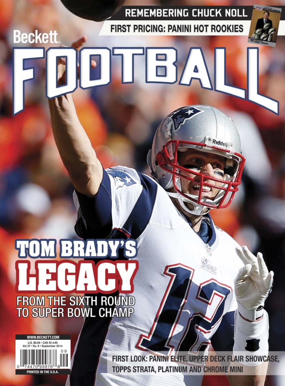 Beckett Football Magazine Preview Pages