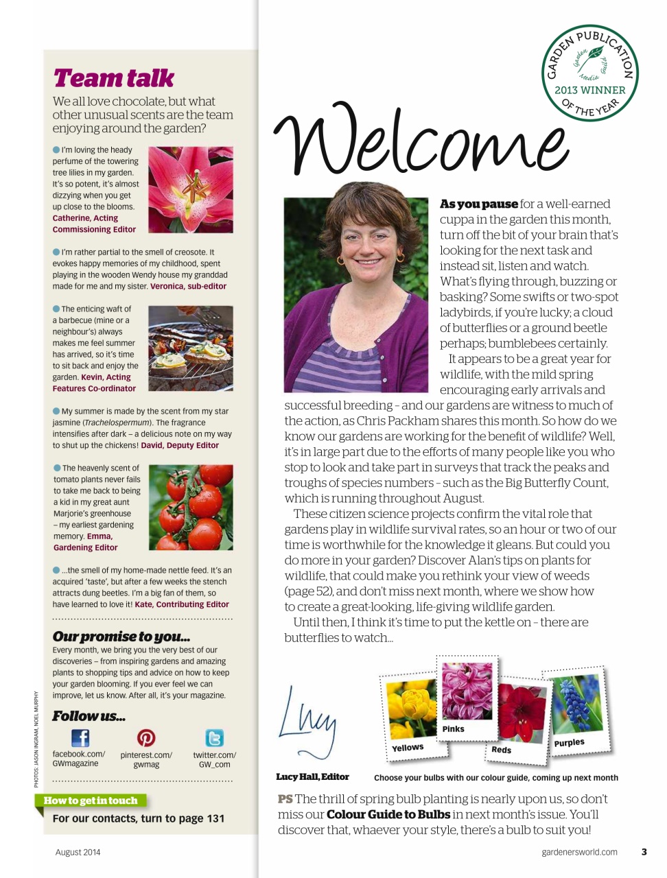 BBC Gardeners’ World Magazine Preview Pages