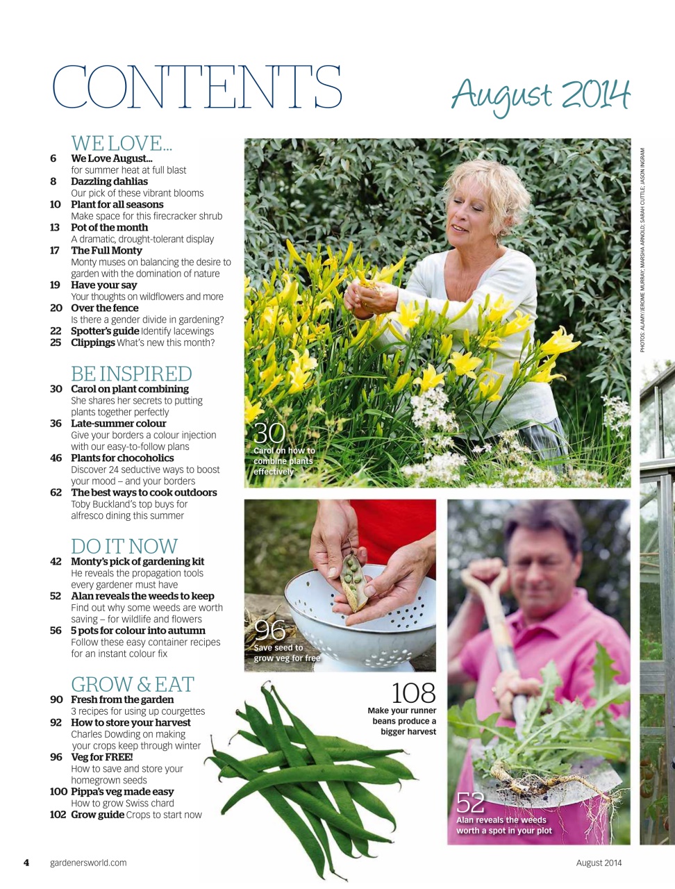 BBC Gardeners’ World Magazine Preview Pages