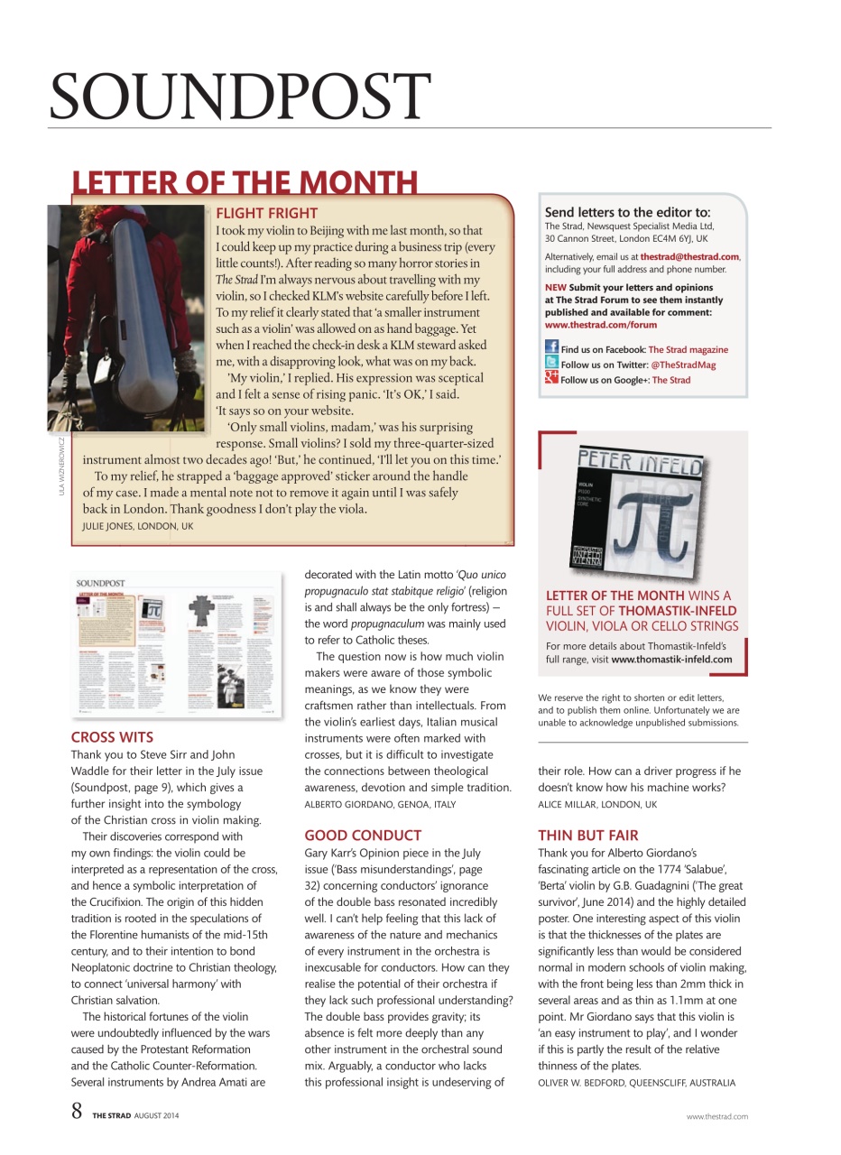 The Strad Preview Pages