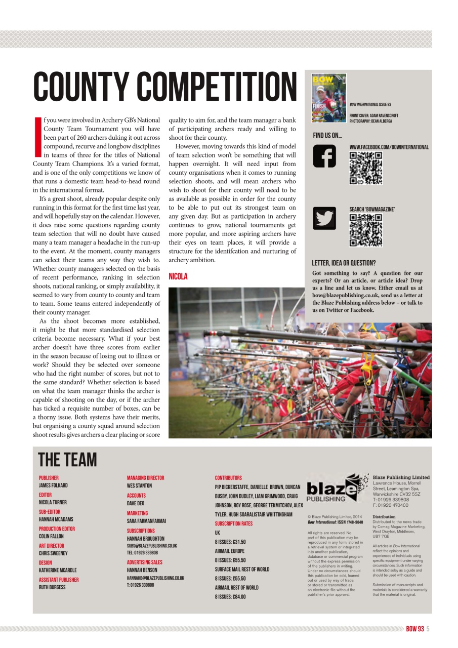 Bow International Preview Pages