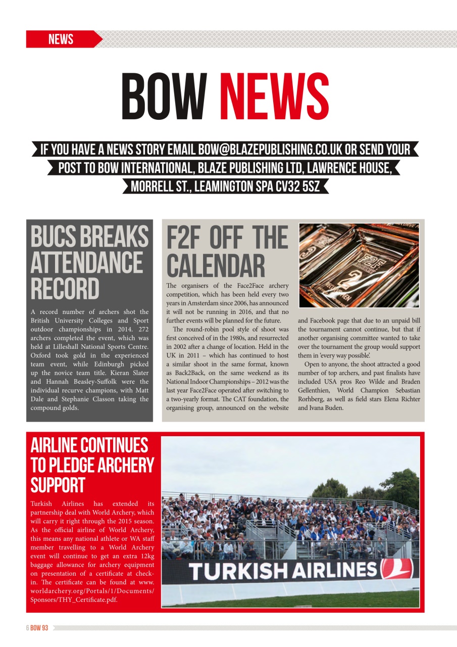 Bow International Preview Pages