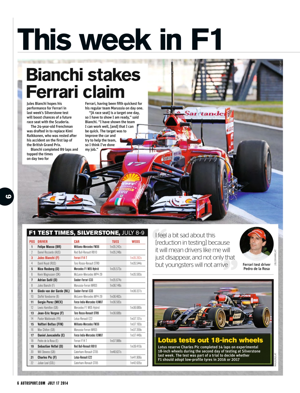Autosport Preview Pages