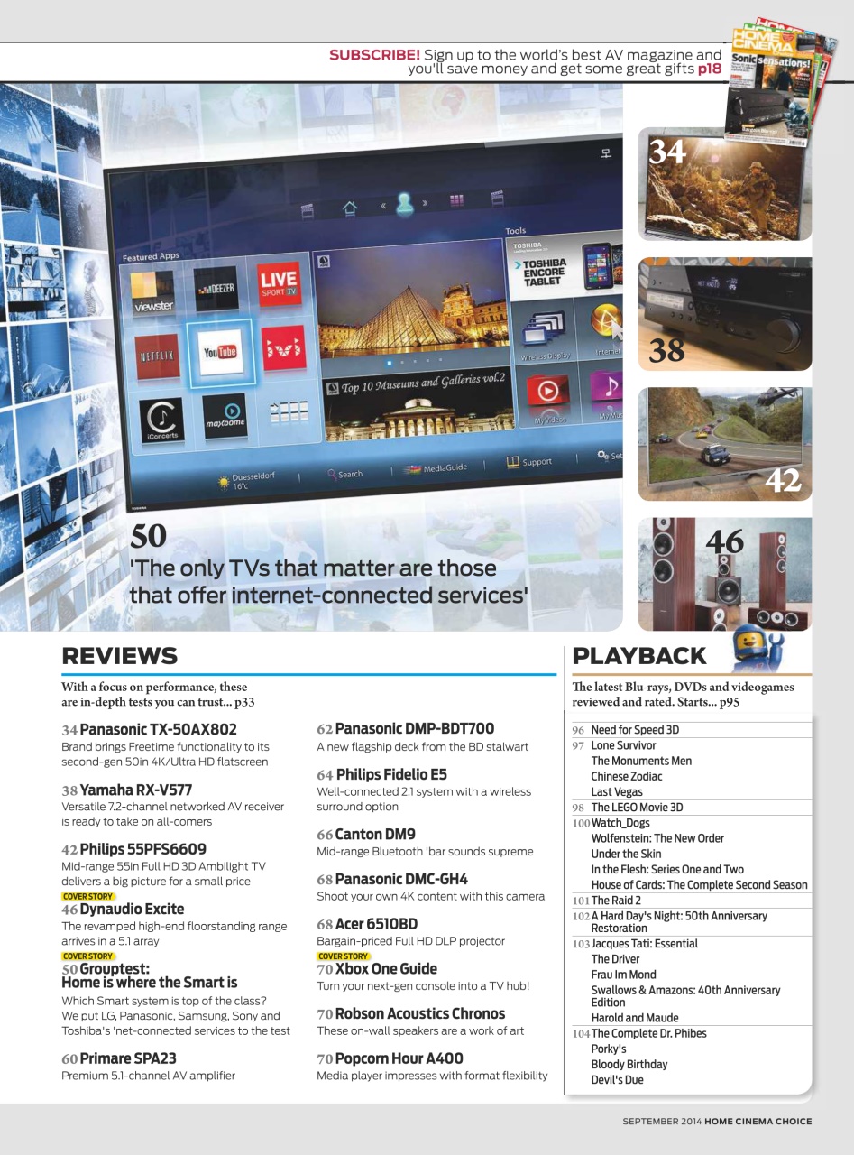 Home Cinema Choice Preview Pages