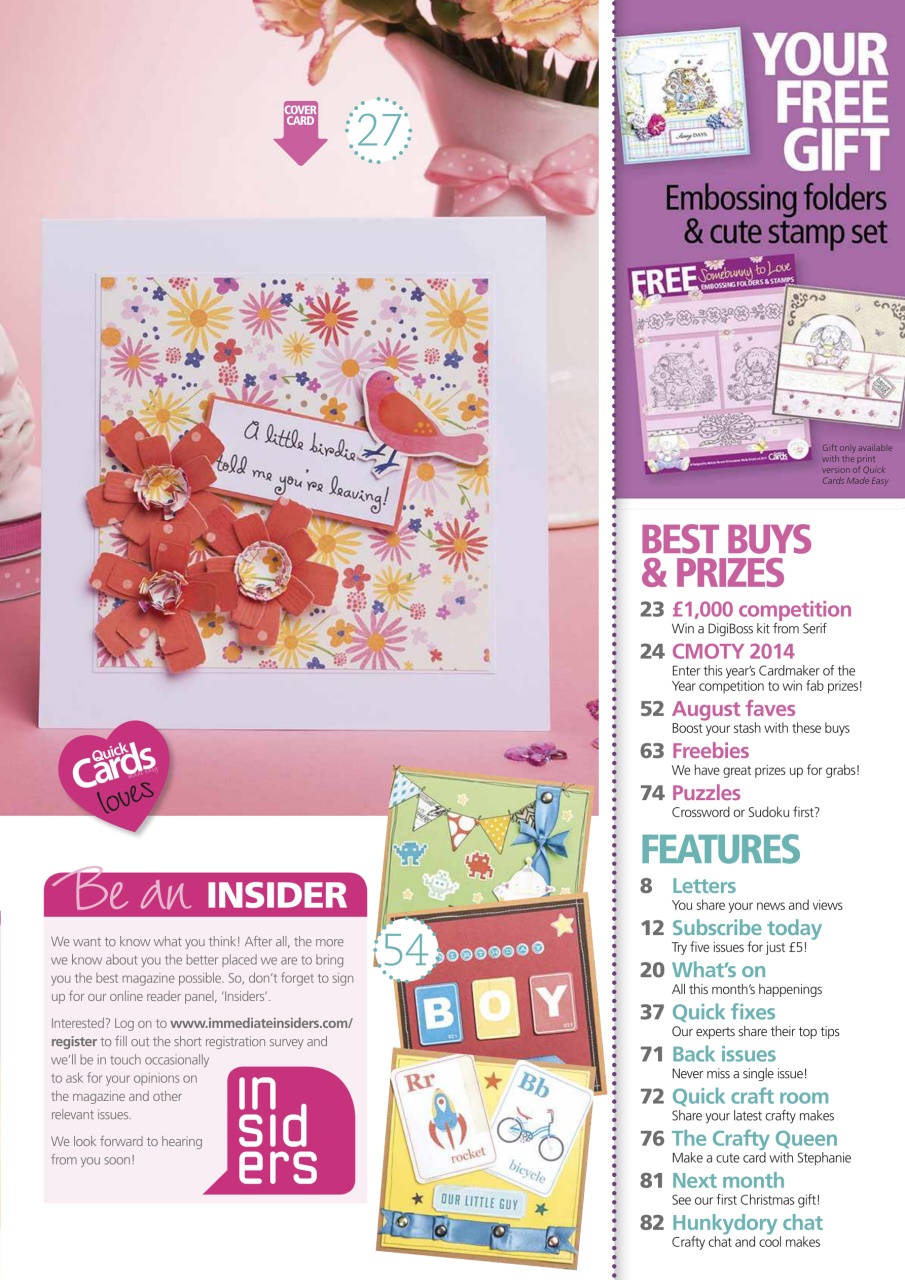 Quick Cards Made Easy Preview Pages