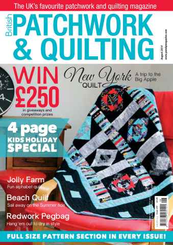 Patchwork and Quilting issue August 2014