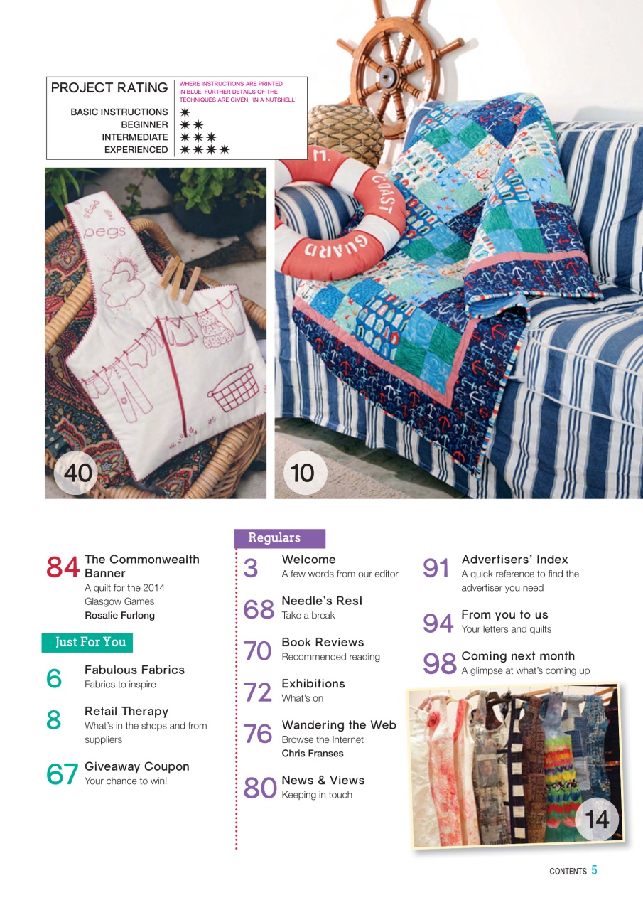 Patchwork and Quilting Preview Pages