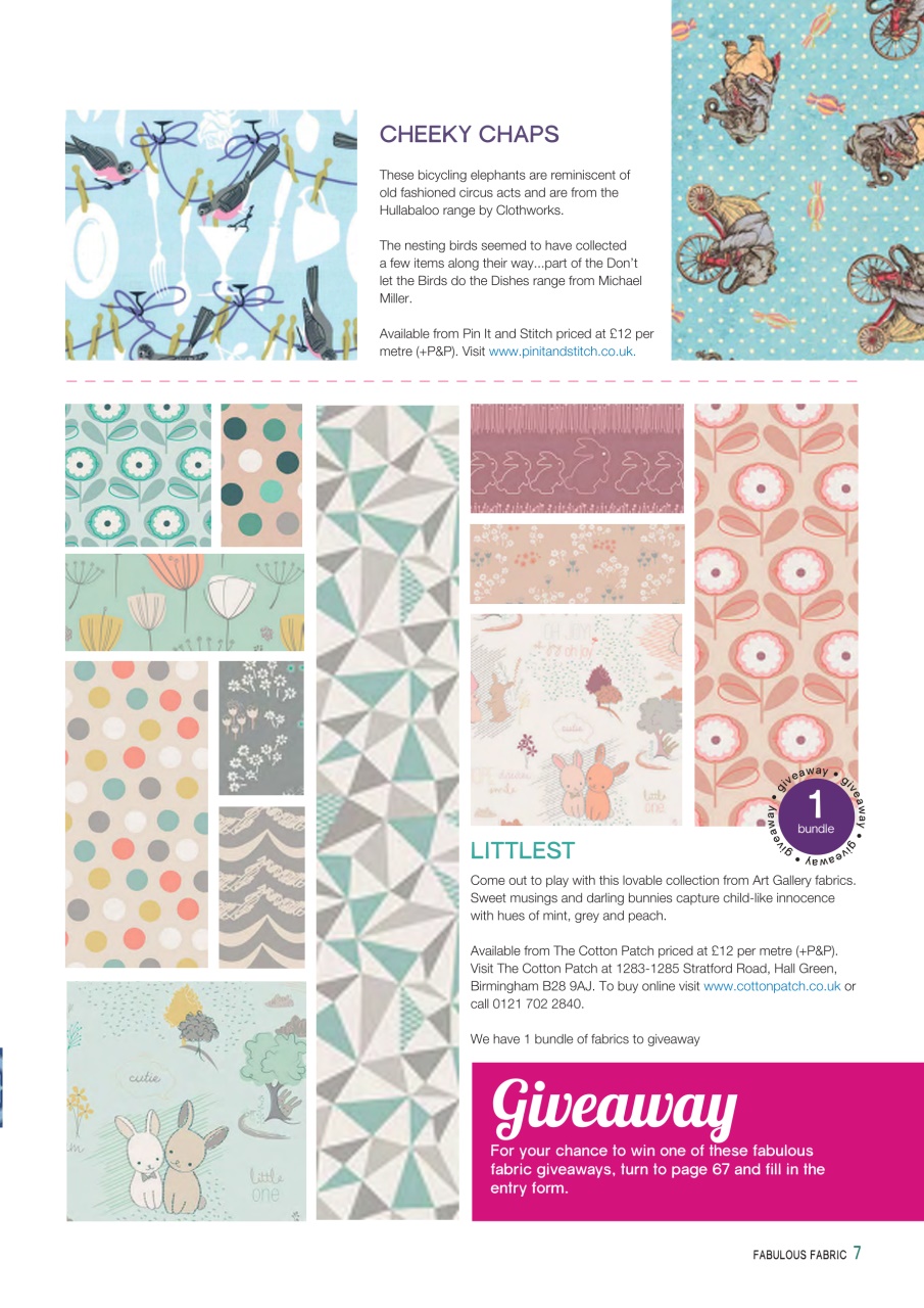 Patchwork and Quilting Preview Pages
