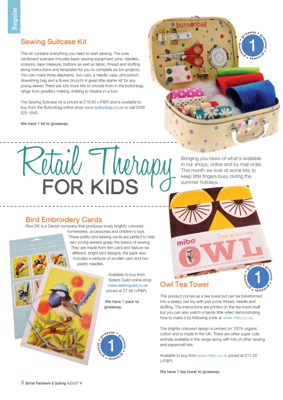 Patchwork and Quilting Preview Pages