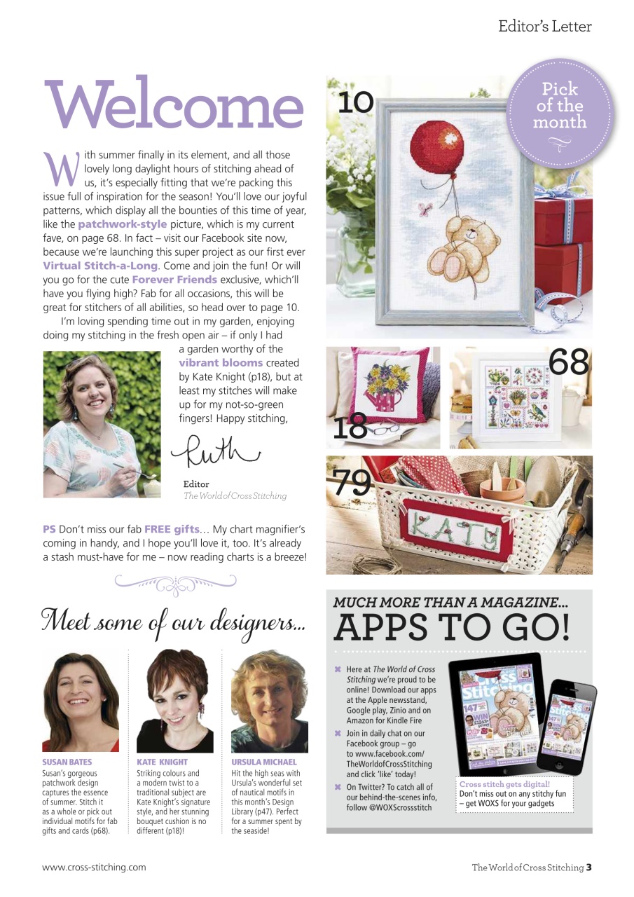 The World of Cross Stitching Preview Pages