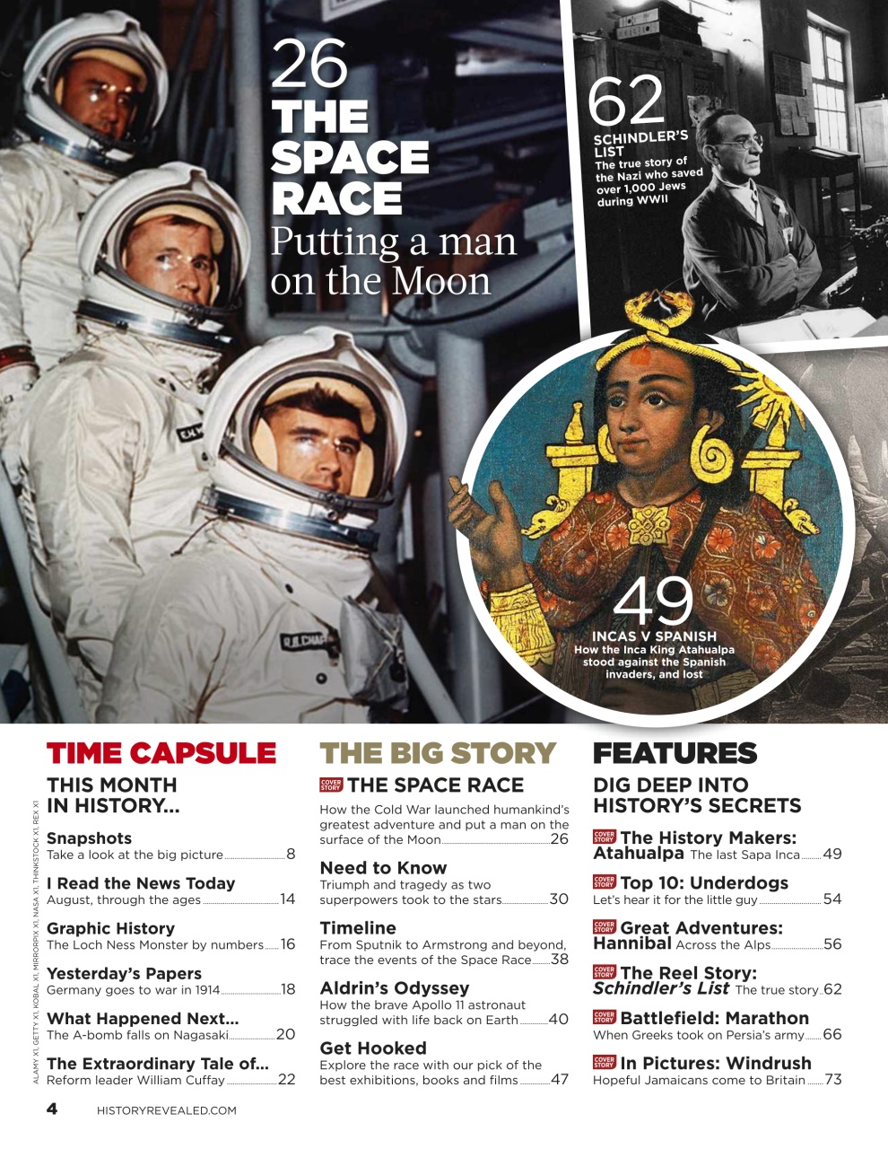 BBC History Revealed Magazine Preview Pages