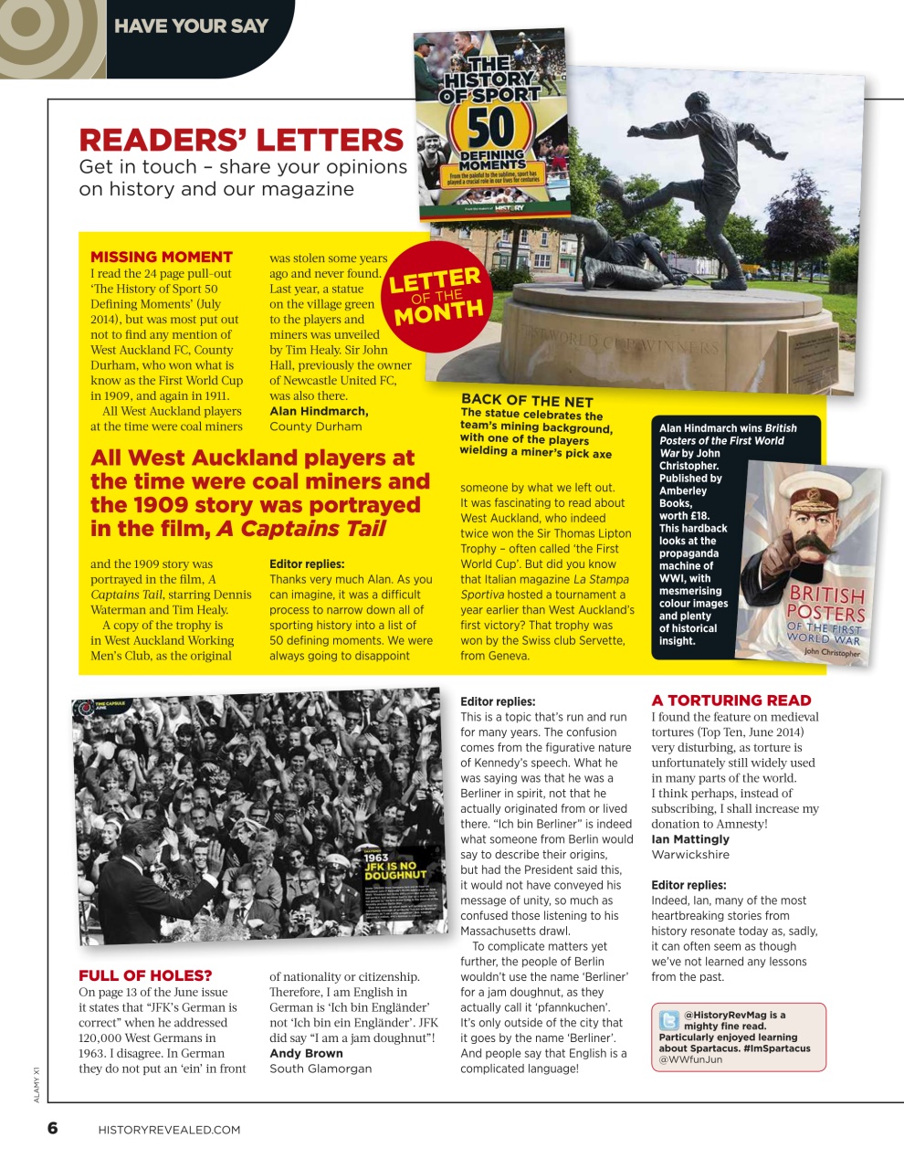 BBC History Revealed Magazine Preview Pages