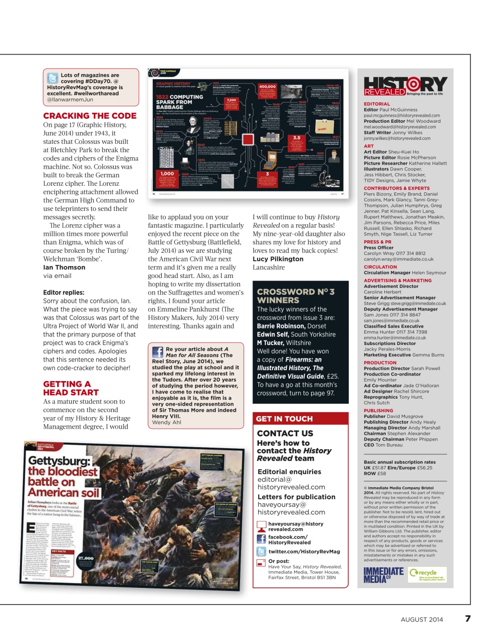 BBC History Revealed Magazine Preview Pages