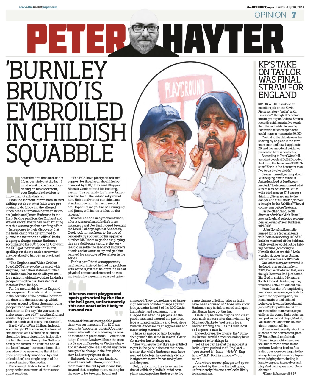 The Cricket Paper Preview Pages