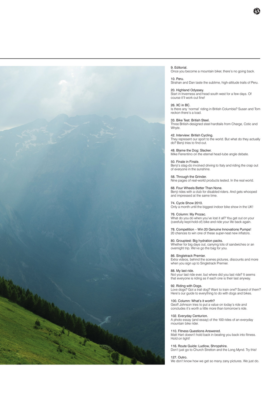 Singletrack Preview Pages