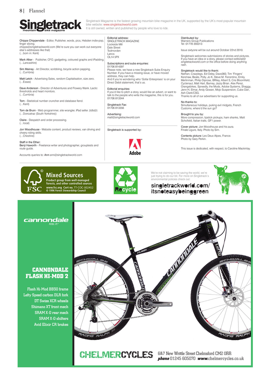 Singletrack Preview Pages