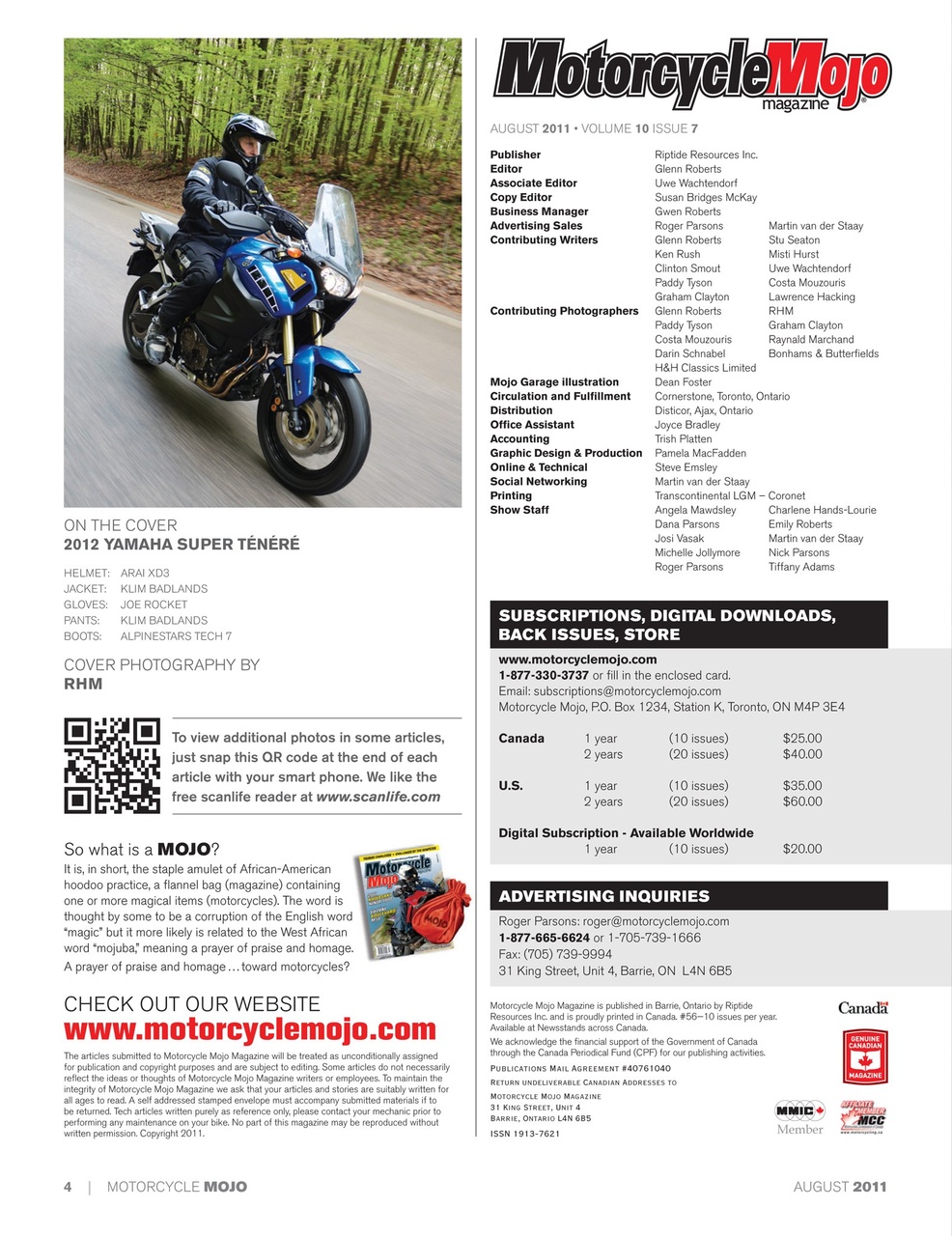 Motorcycle Mojo Preview Pages