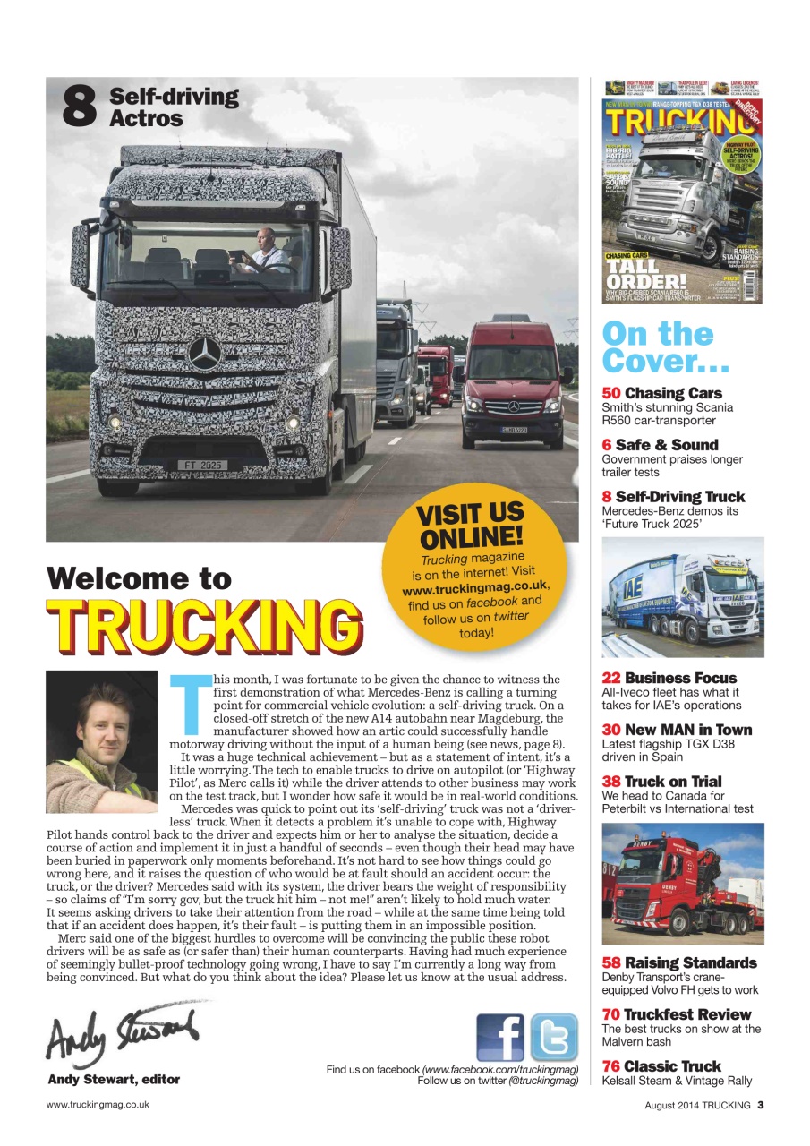 Trucking Magazine Preview Pages