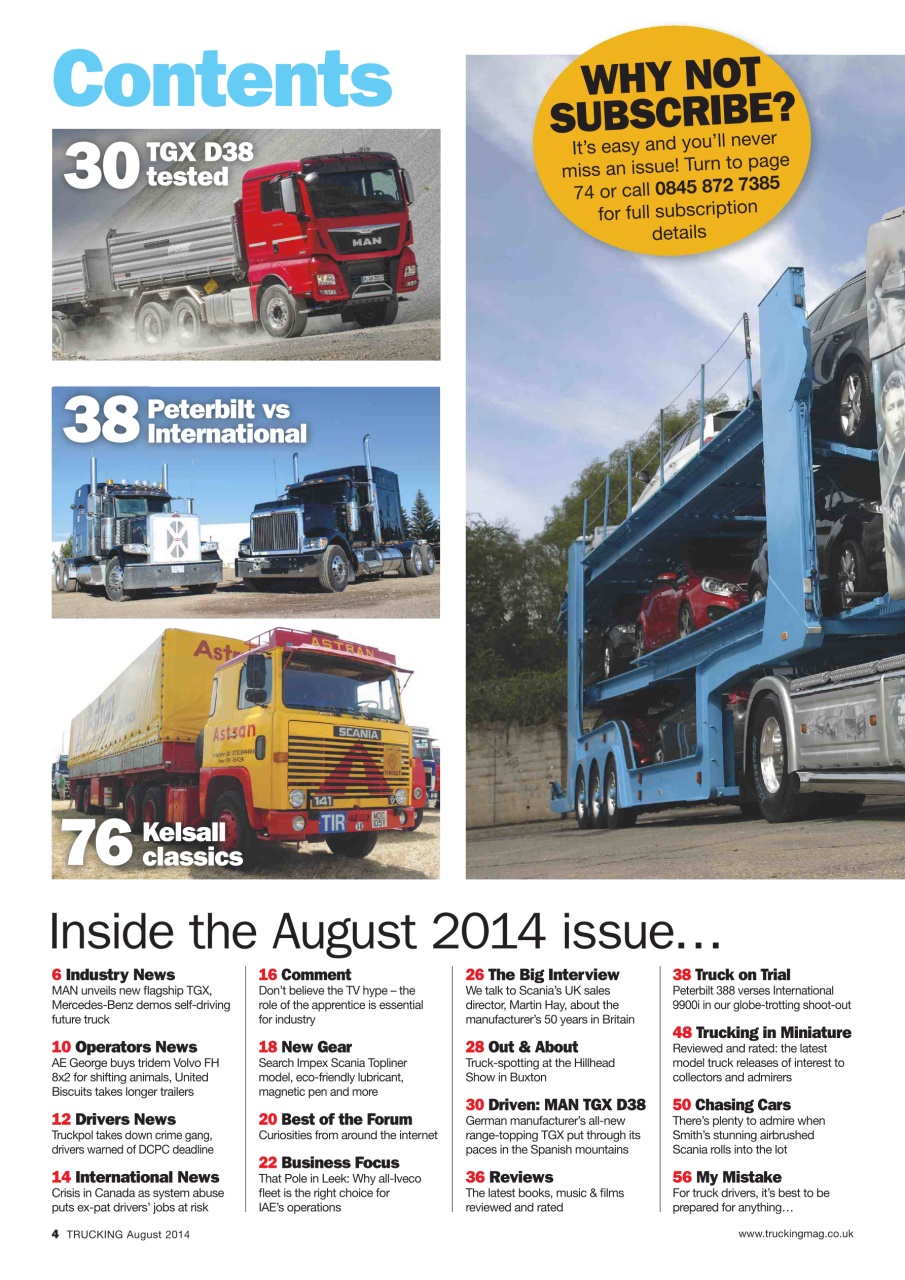 Trucking Magazine Preview Pages