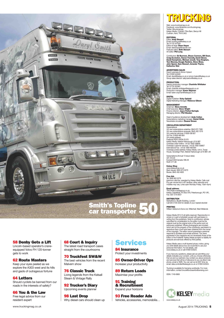 Trucking Magazine Preview Pages