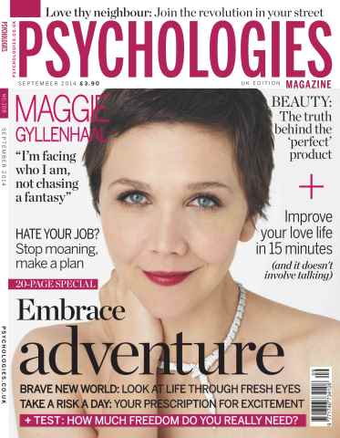 Psychologies issue No.108 Maggie Gyllenhaal