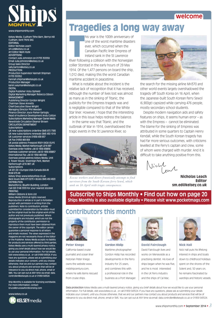 Ships Monthly Preview Pages