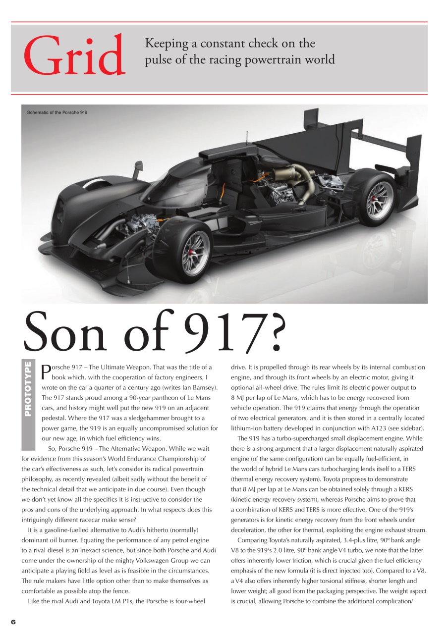 Race Engine Technology Preview Pages