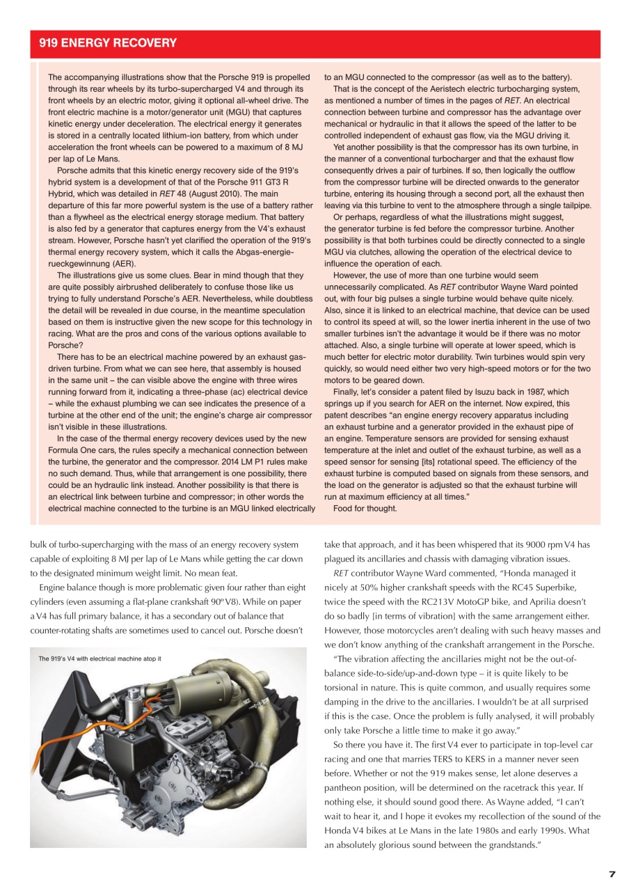 Race Engine Technology Preview Pages