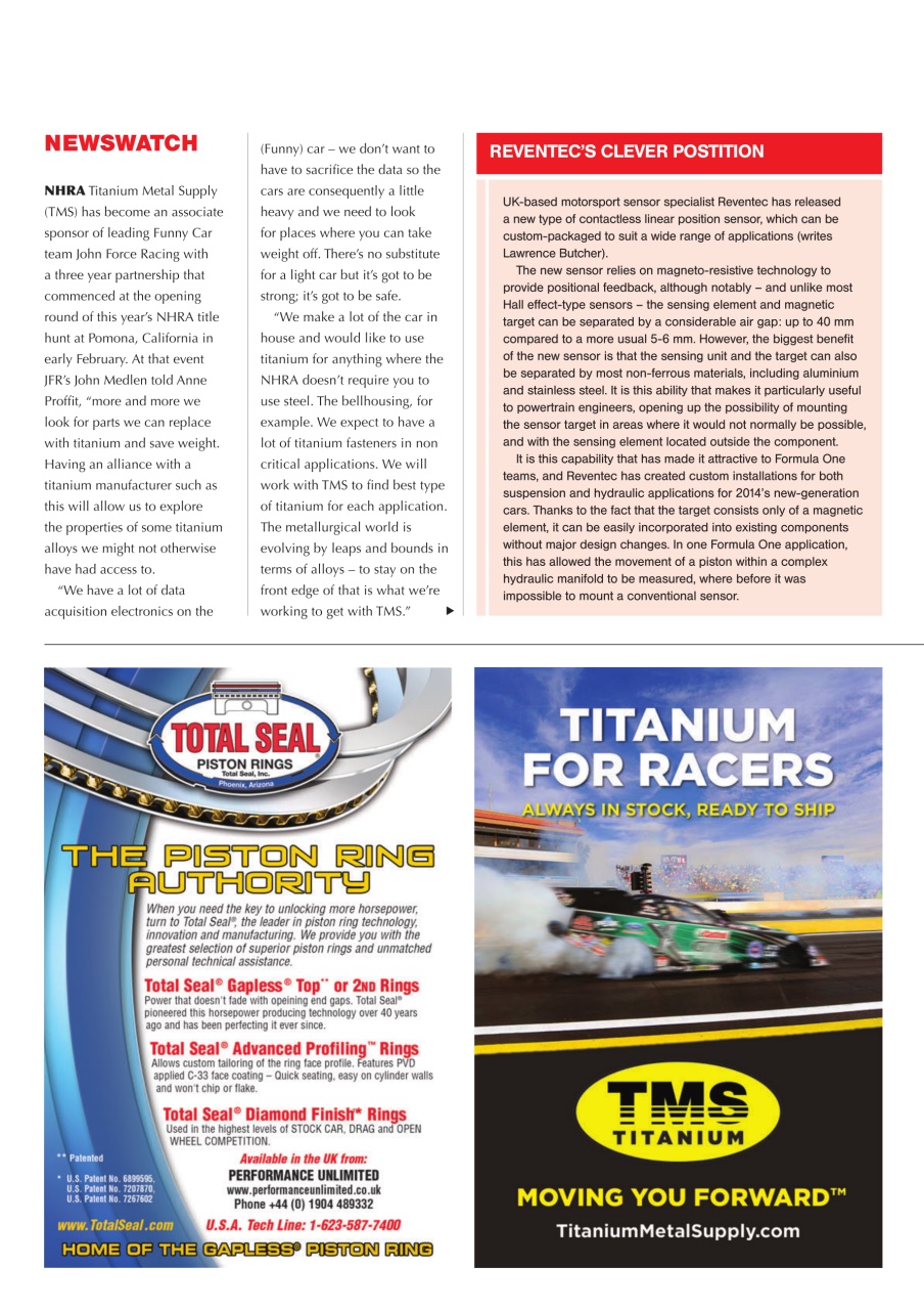 Race Engine Technology Preview Pages