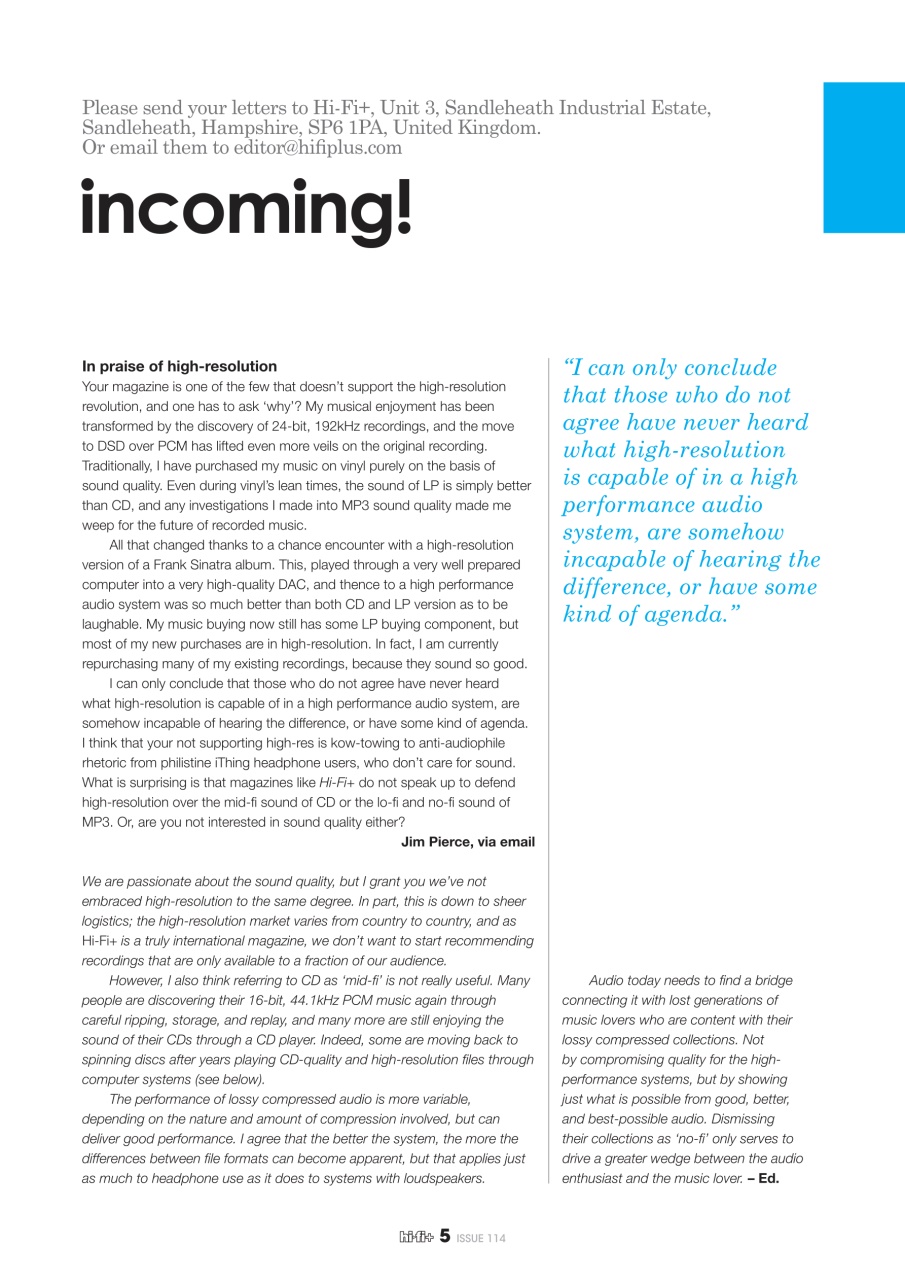 hi-fi+ Global Network Preview Pages