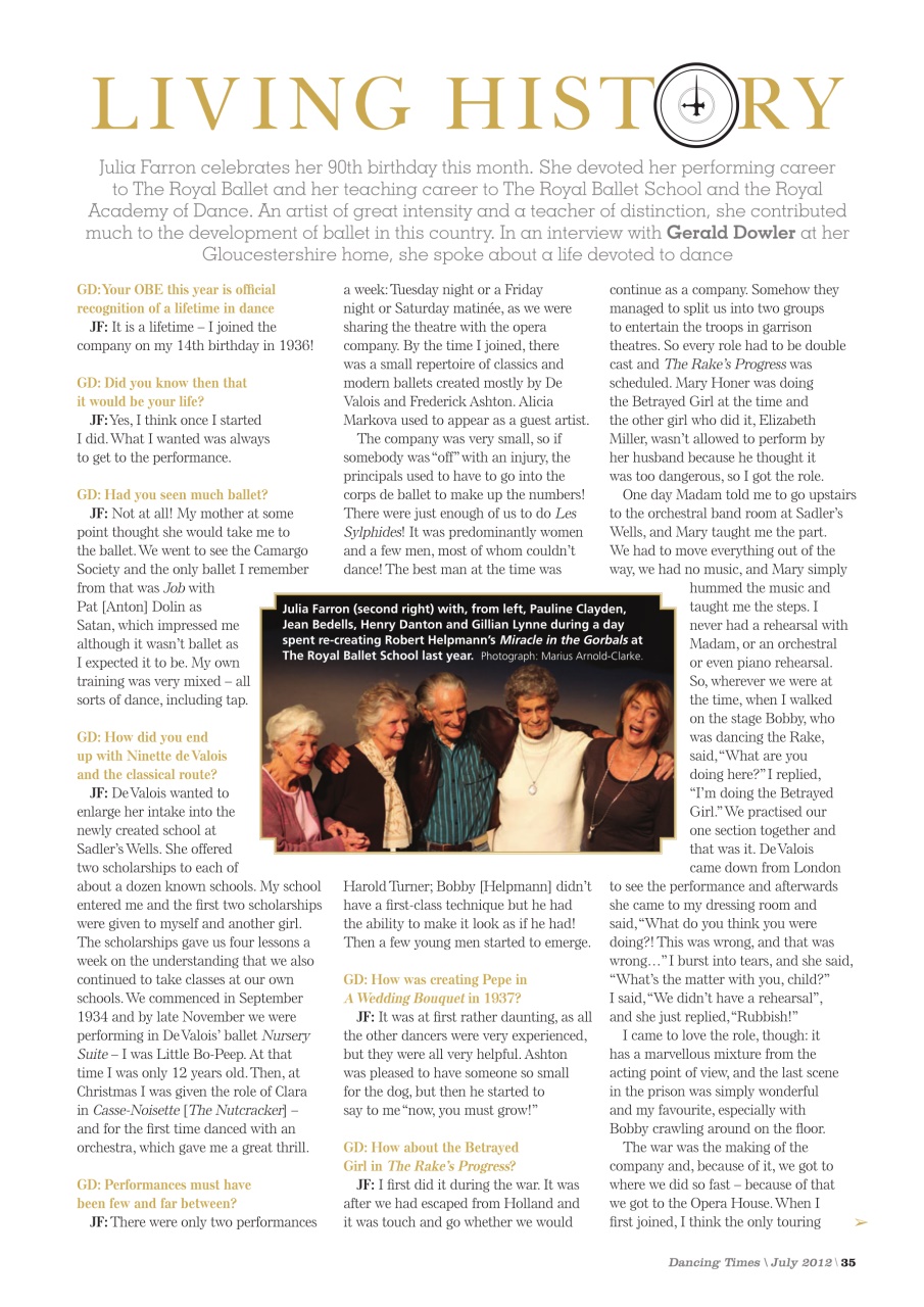 Dancing Times Preview Pages