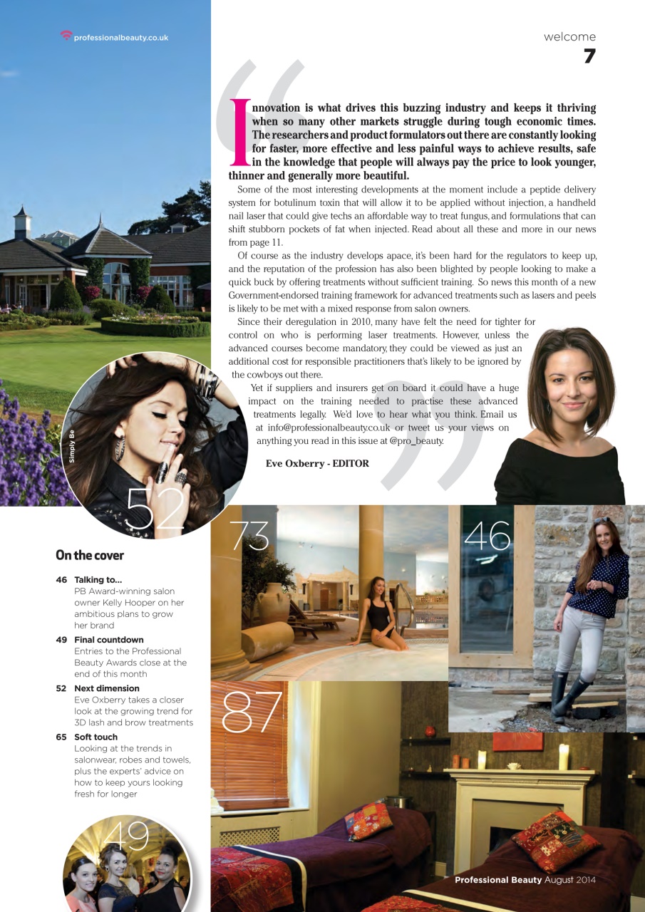 Professional Beauty Preview Pages