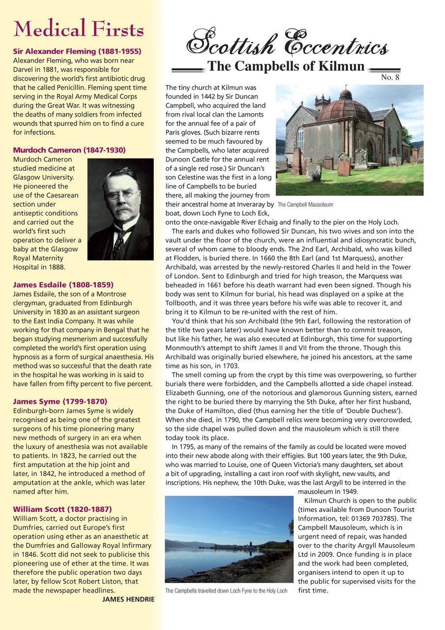 Scottish Memories Preview Pages