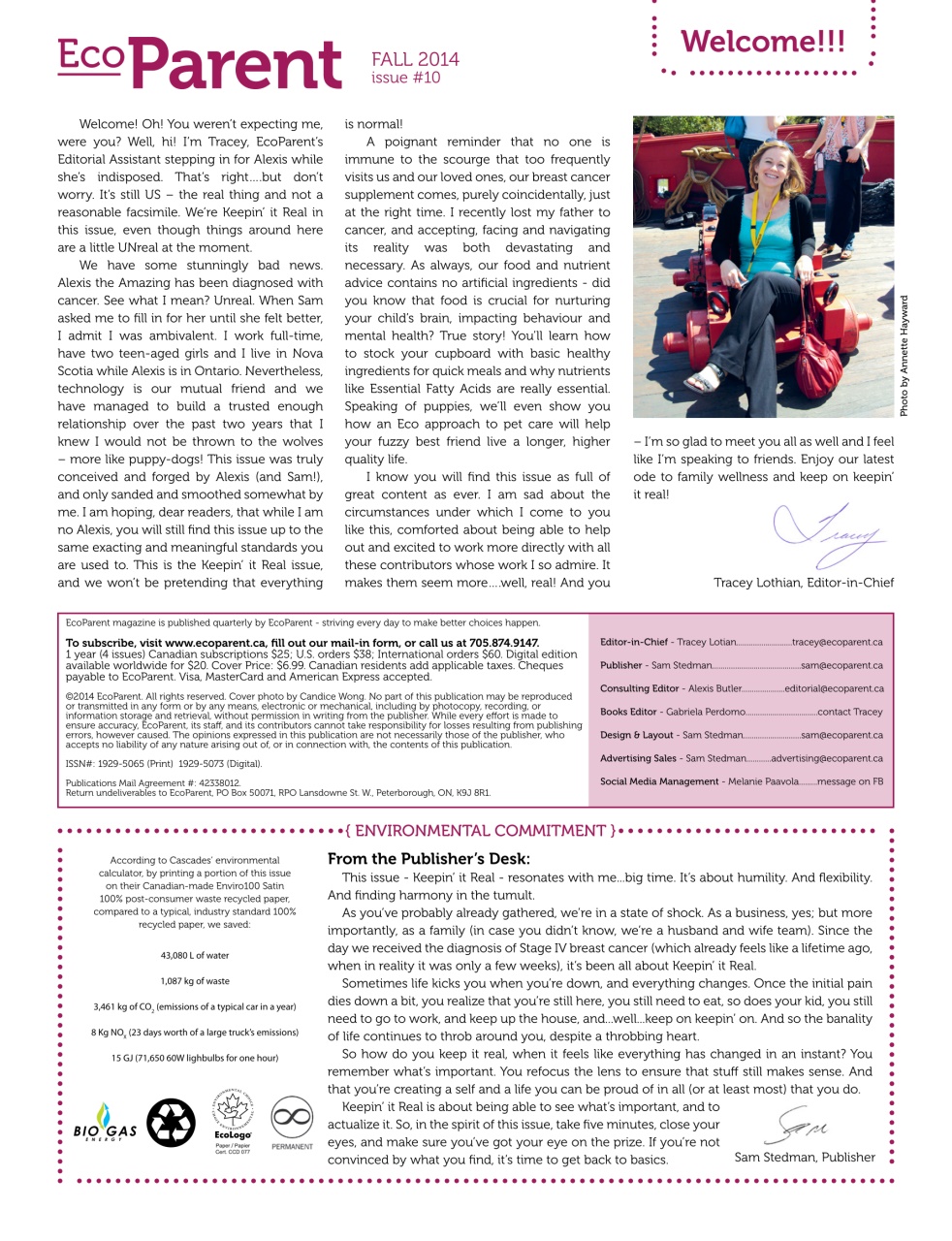 Ecoparent Magazine Preview Pages