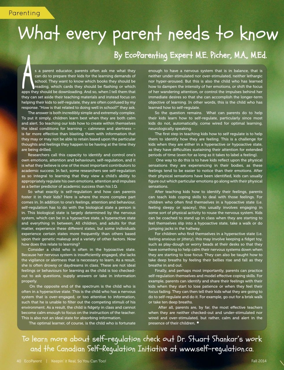 Ecoparent Magazine Preview Pages