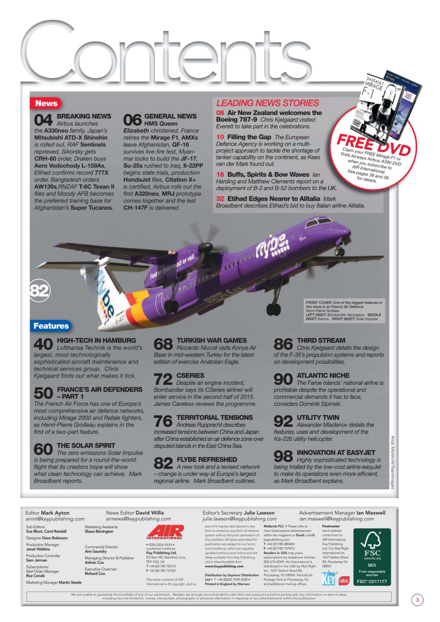AIR International Preview Pages