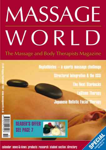 Massage World issue Massage World Aug-Sept 2007