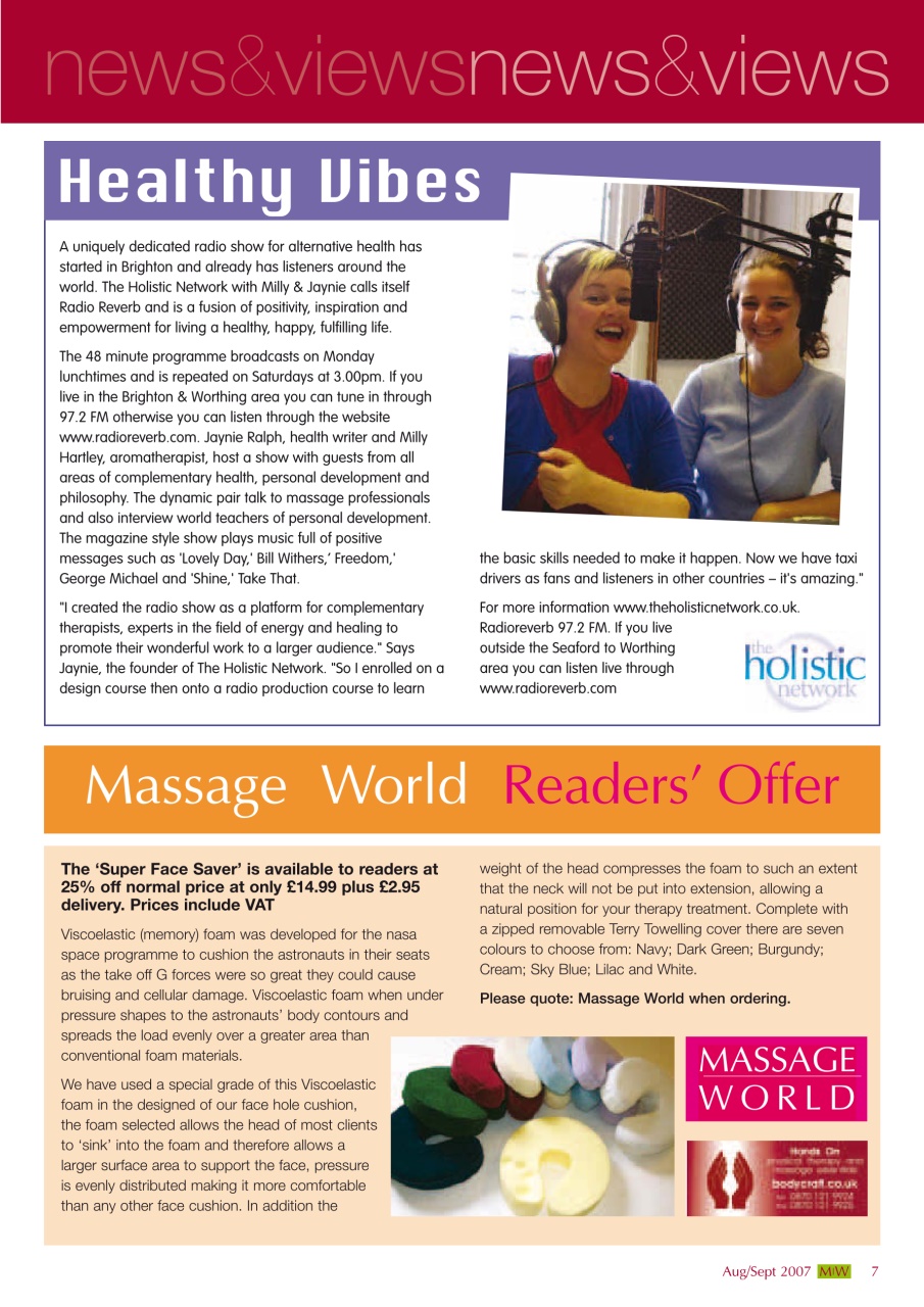 Massage World Preview Pages
