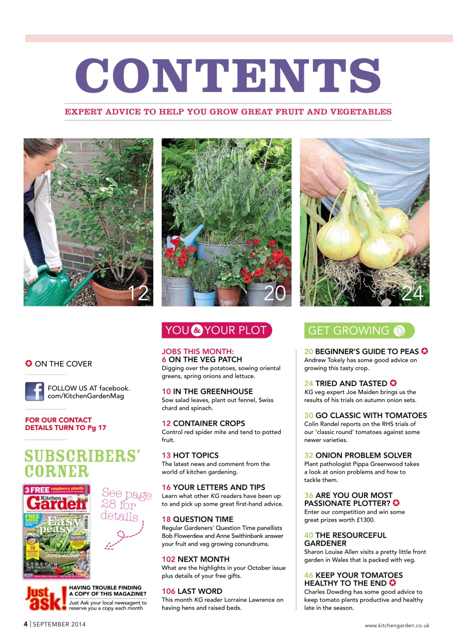 Kitchen Garden Magazine Preview Pages