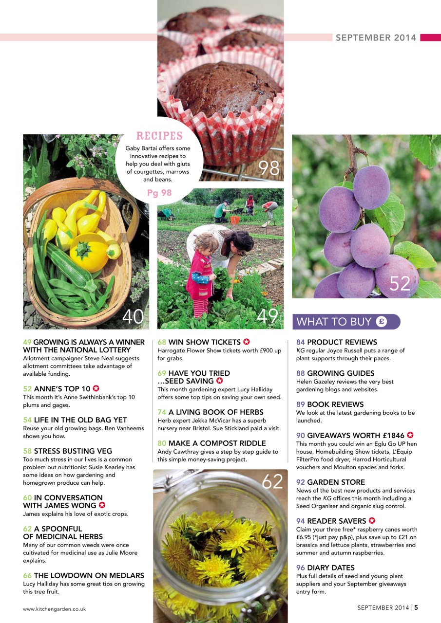 Kitchen Garden Magazine Preview Pages