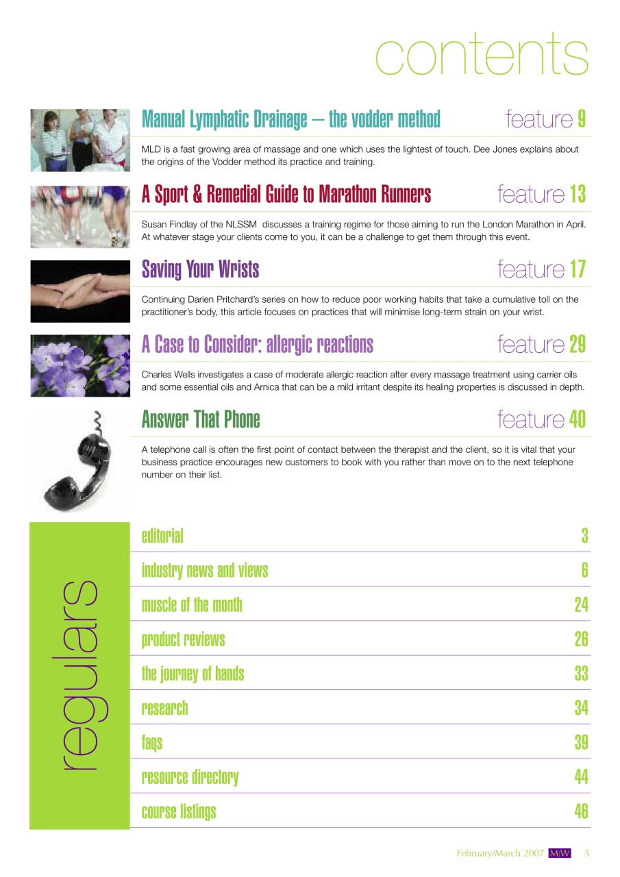 Massage World Preview Pages